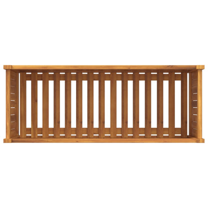 Utomhus Blomkruka Trä med foder 99,5x38x50 cm massivt akaciaträ