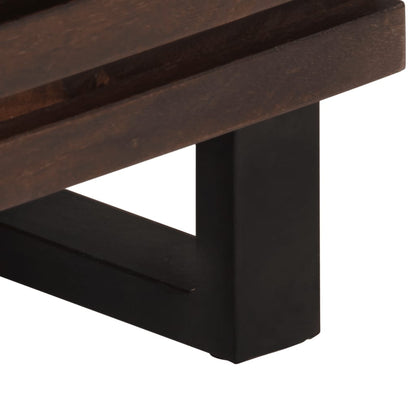 Sängbord Nattduksbord Trä 40x34x46 cm massivt mangoträ