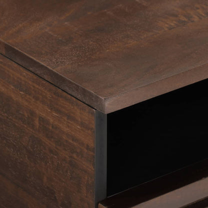 Soffbord Brun 80x55x40 cm massivt mangoträ