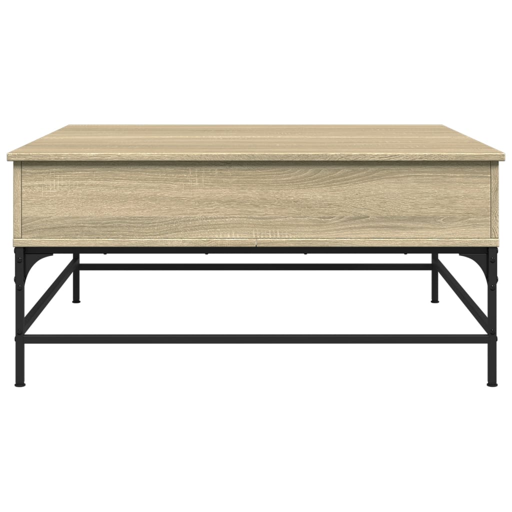 Soffbord Sonoma Ek 95x95x45 cm järn