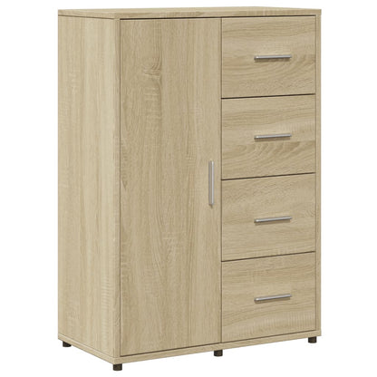 Skänk sonoma-ek 60x31x84 cm konstruerat trä
