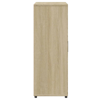 Skänk sonoma-ek 60x31x84 cm konstruerat trä