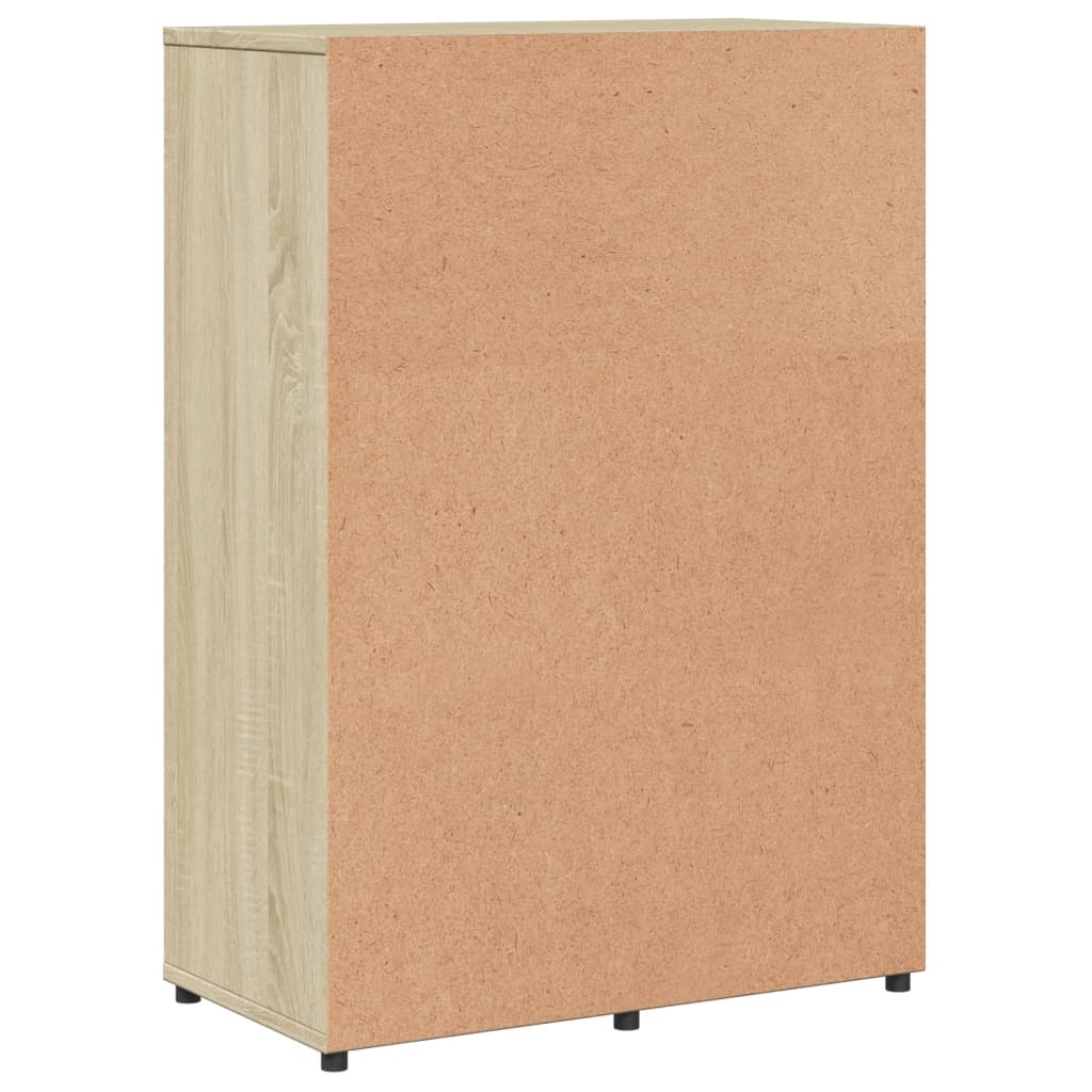 Skänk sonoma-ek 60x31x84 cm konstruerat trä