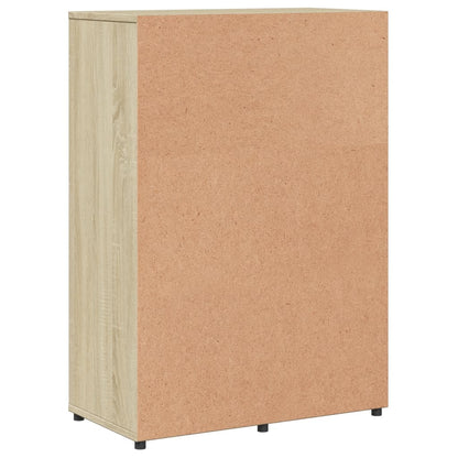 Skänk sonoma-ek 60x31x84 cm konstruerat trä