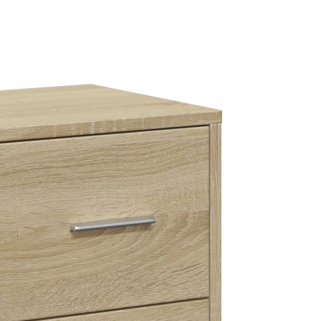 Skänk sonoma-ek 60x31x84 cm konstruerat trä