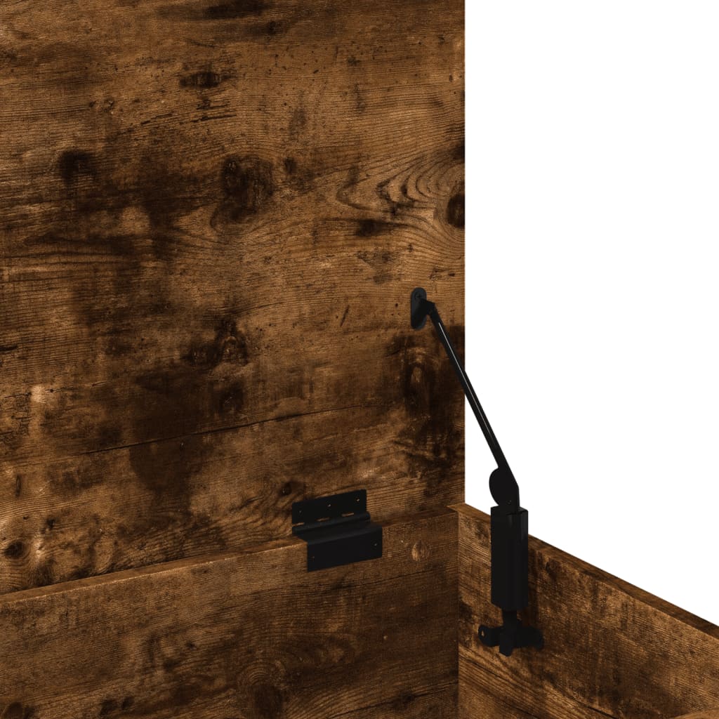 Förvaringskista Rökfärgad Ek 100x42x46 cm