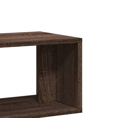 Tv-skåp 2 st brun ek 75x30x50 cm konstruerat trä