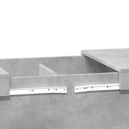 Soffbord Betonggrå 80x55x40 cm