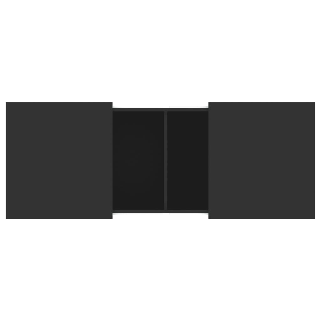 Soffbord Svart 100x55x40 cm