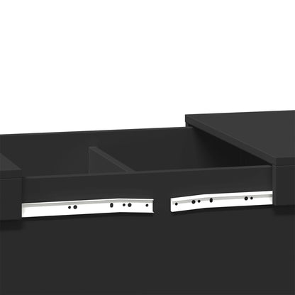 Soffbord Svart 100x55x40 cm