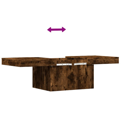 Soffbord Rökfärgad Ek 100x55x40 cm