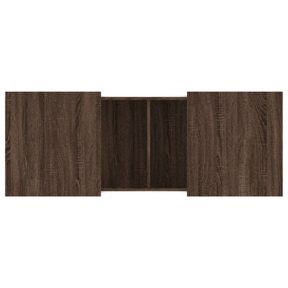 Soffbord Brun Ek 100x55x40 cm