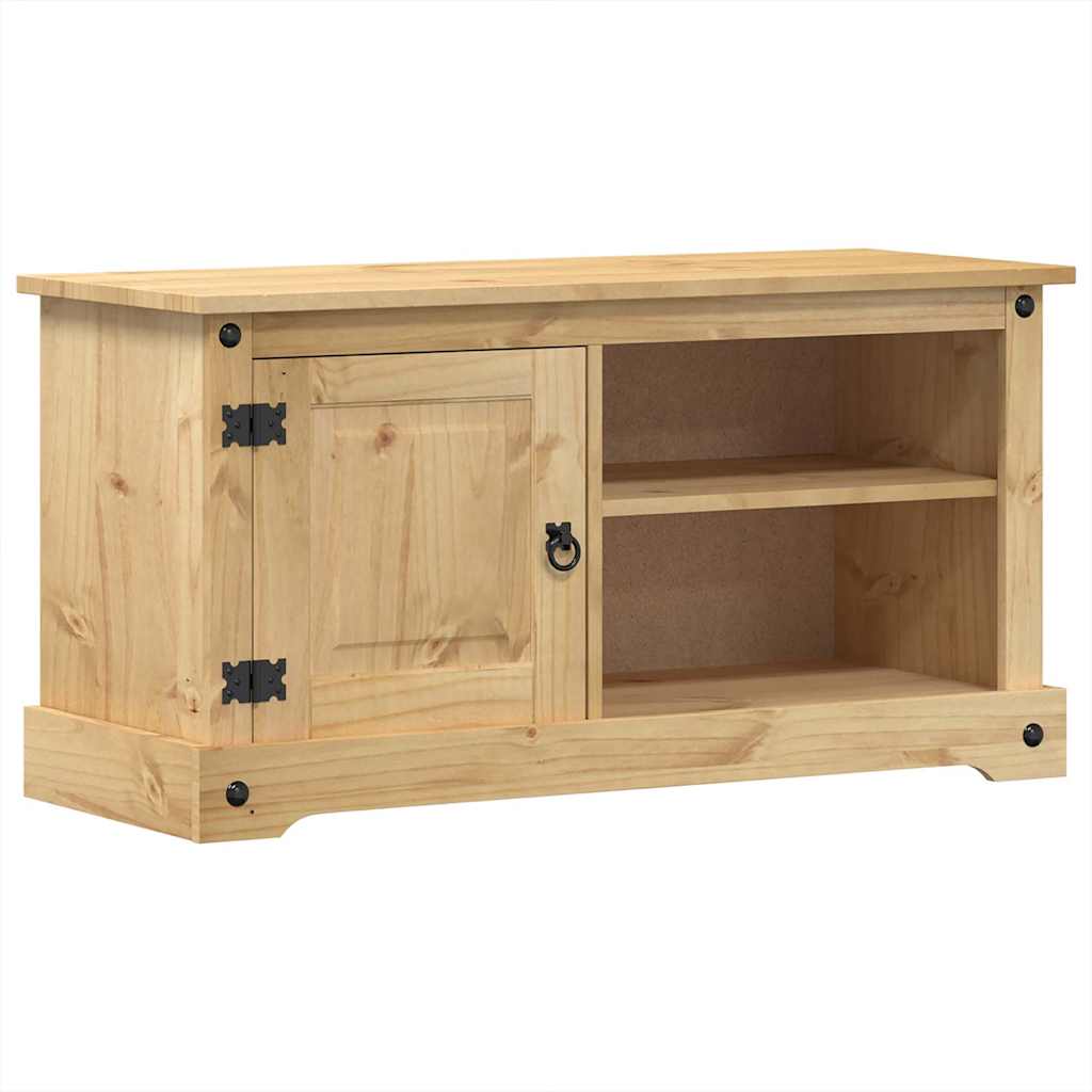 TV-Möbel Trä TV-Bänk Corona 100x40x52 cm massiv furu