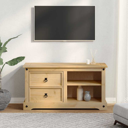 TV-Möbel Trä TV-Bänk Corona 100x40x52 cm massiv furu