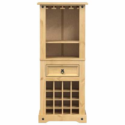 Vinställ Vinhylla Corona 56x35x134,5 cm massiv furu
