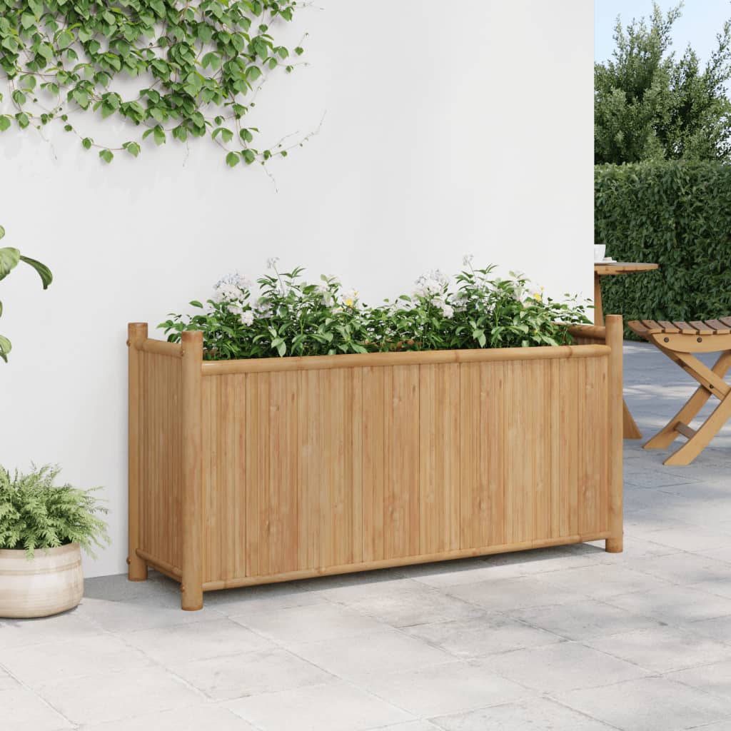 Utomhus Blomkruka Trä 100x30x50 cm bambu
