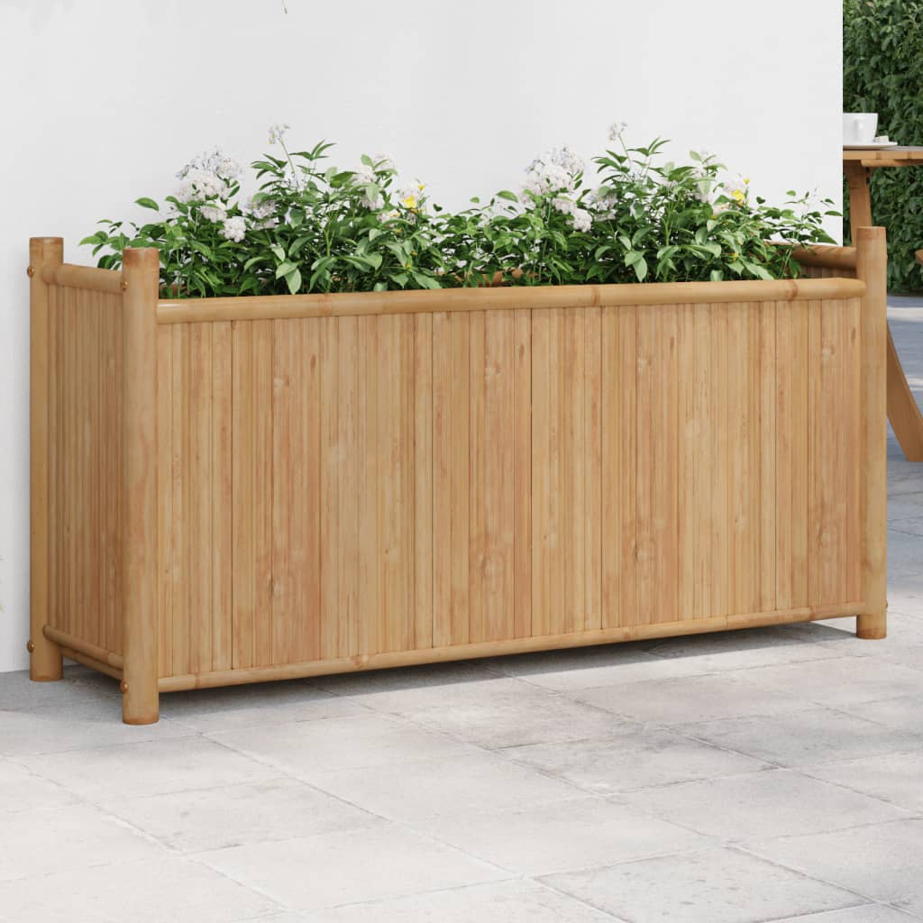 Utomhus Blomkruka Trä 100x30x50 cm bambu