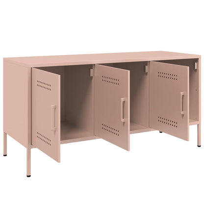 TV-Möbel DIV. TV-skåp rosa 100,5x39x50,5 cm stål