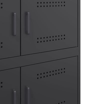 Skänk DIV. Svart 68x39x79 cm stål