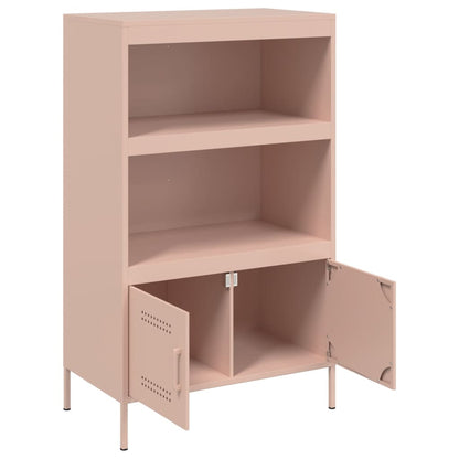 Skåp DIV. rosa 68x39x113 cm stål