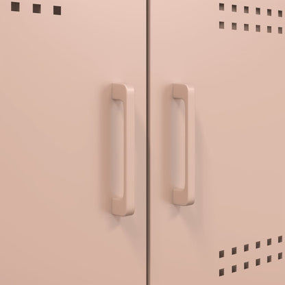 Skåp DIV. rosa 68x39x113 cm stål