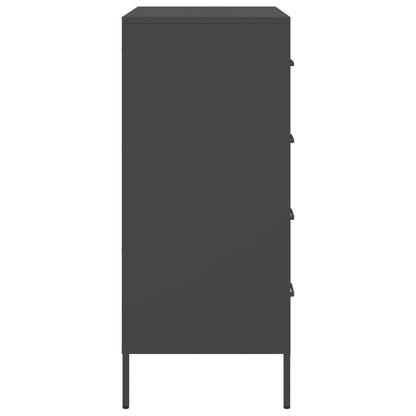 Skänk DIV. Svart 68x39x89 cm stål