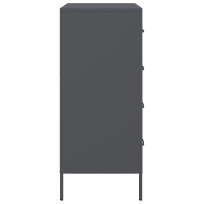 Byrå DIV. antracit 68x39x89 cm stål