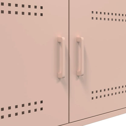 Soffbord DIV. rosa 68x50x50,5 cm stål