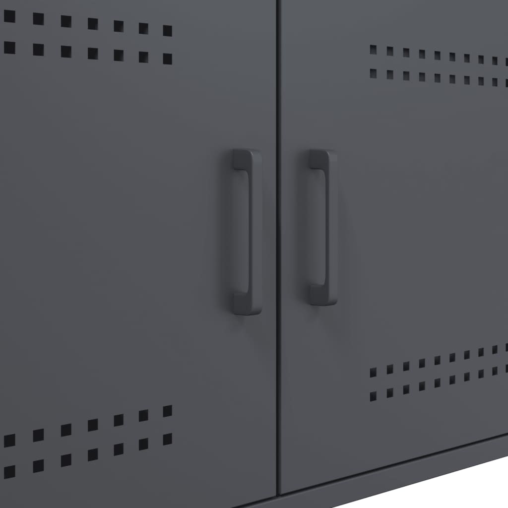 Soffbord DIV. antracit 68x50x50,5 cm stål