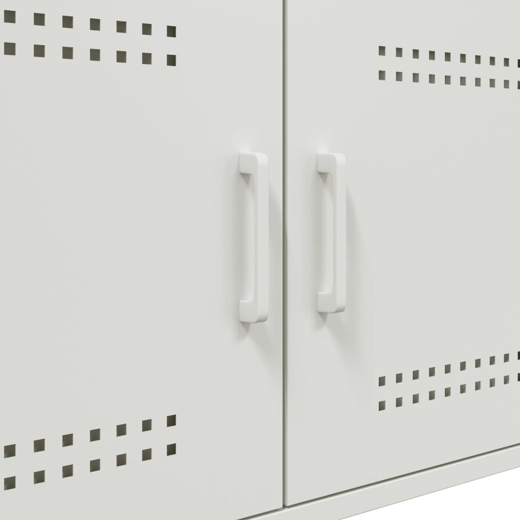 Soffbord Vit 68x50x50,5 cm stål