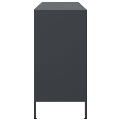Skåp DIV. antracit 100,5x39x79 cm stål