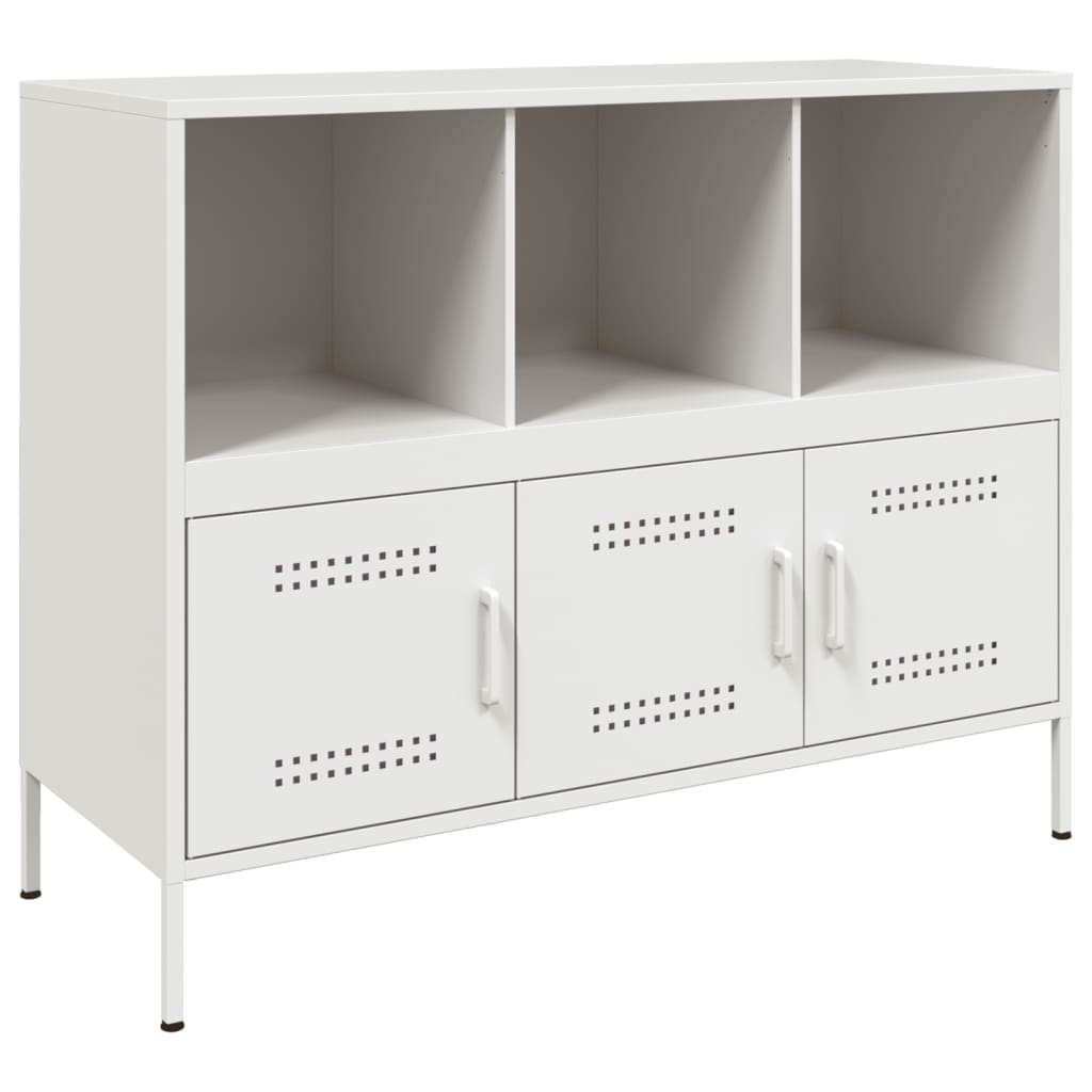 Skänk DIV. Vit 100,5x39x79 cm stål