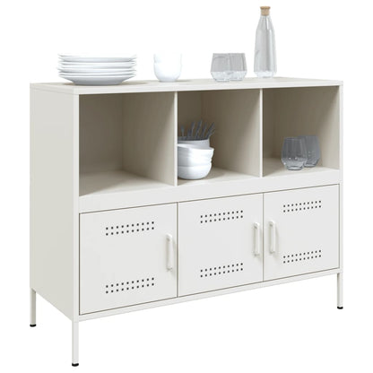 Skänk DIV. Vit 100,5x39x79 cm stål