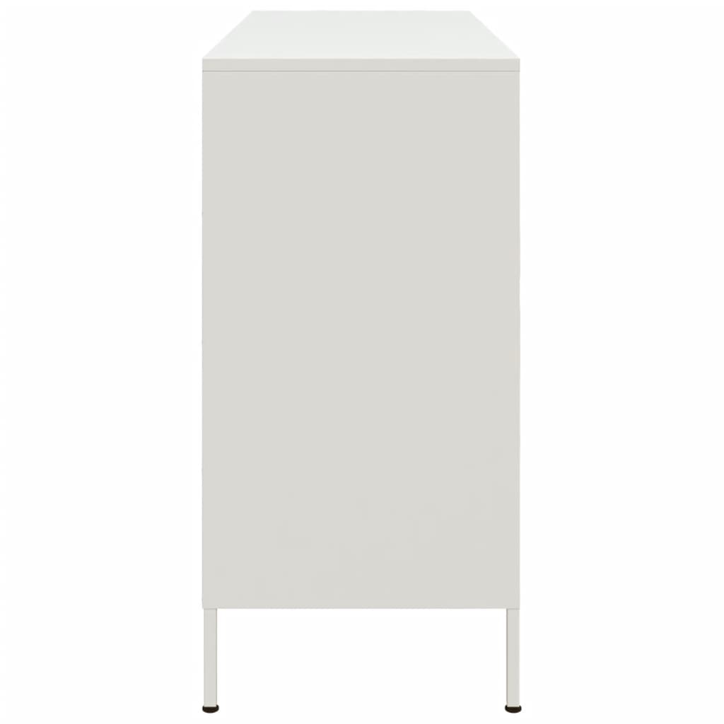 Skänk DIV. Vit 100,5x39x79 cm stål