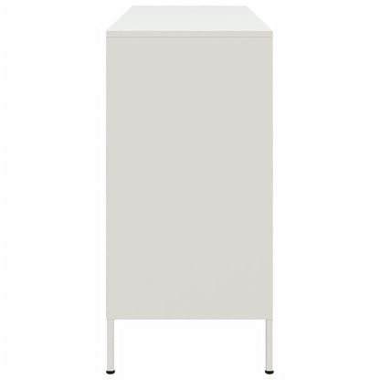 Skänk DIV. Vit 100,5x39x79 cm stål