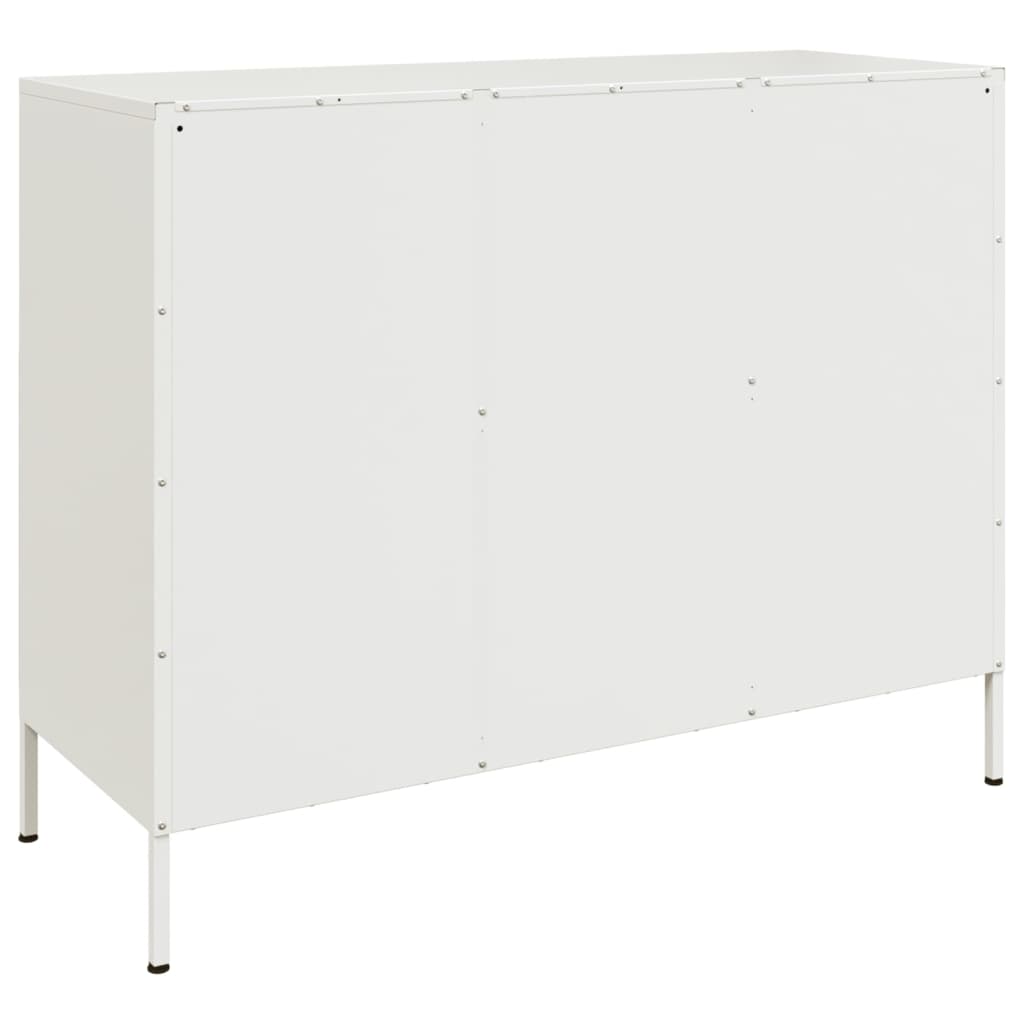 Skänk DIV. Vit 100,5x39x79 cm stål