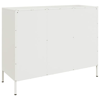Skänk DIV. Vit 100,5x39x79 cm stål