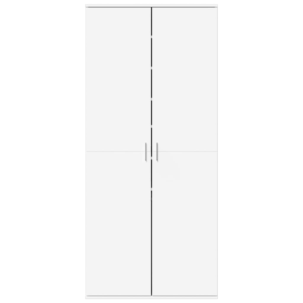 Skoställ Vit Skoskåp 80x39x178 cm