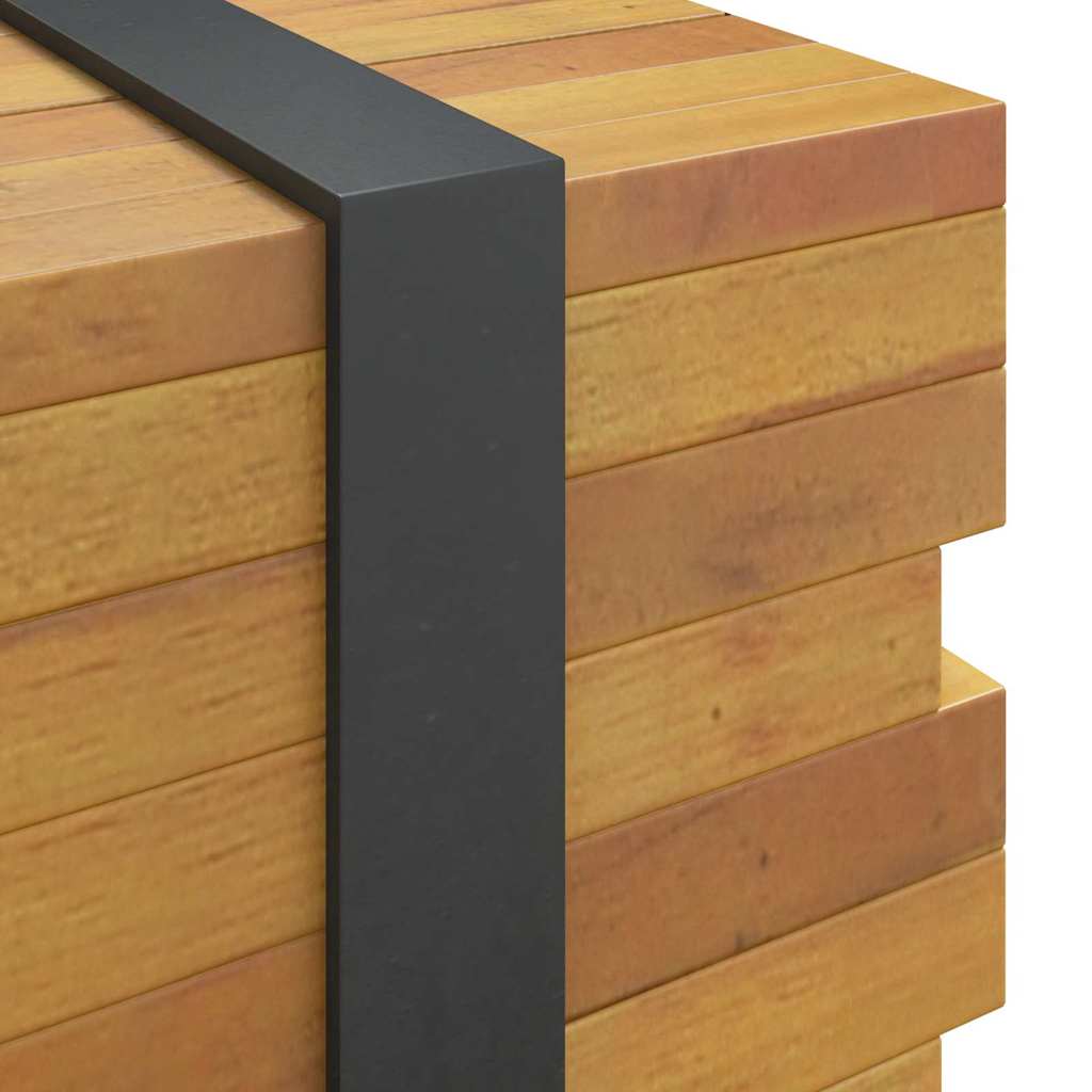 Soffbord Brun 60 x 60 x 38 cm Massivt teakträ