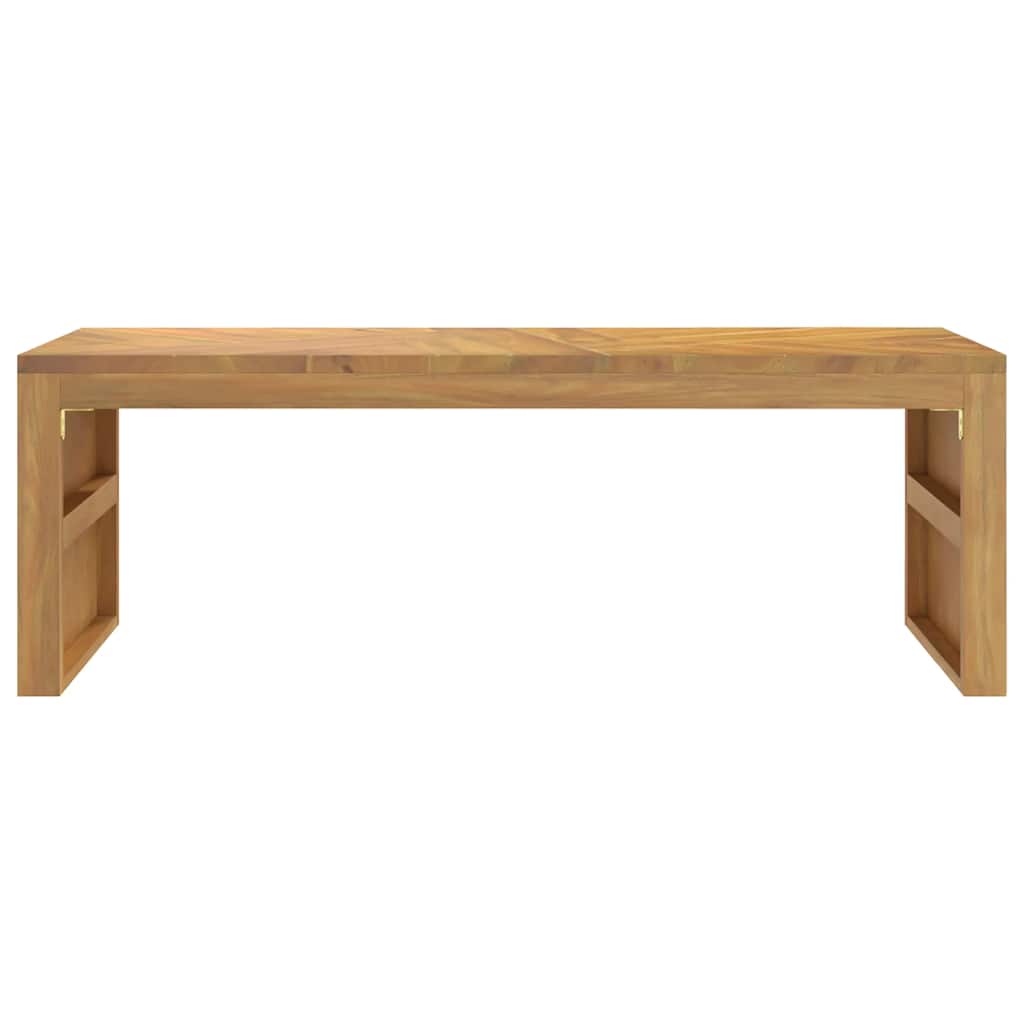 Soffbord Trä 110x35x38 cm massiv teak