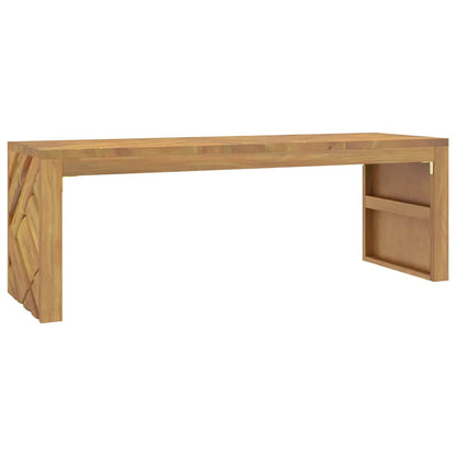 Soffbord Trä 110x35x38 cm massiv teak