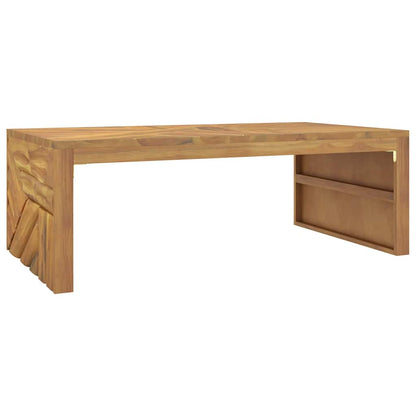 Soffbord Trä 110x60x38 cm massiv teak