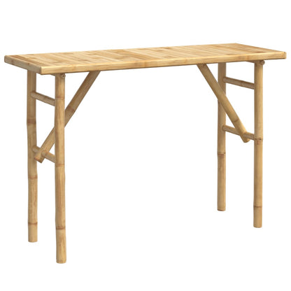 Avlastningsbord Konsollbord Trä 115x39x75 cm bambu