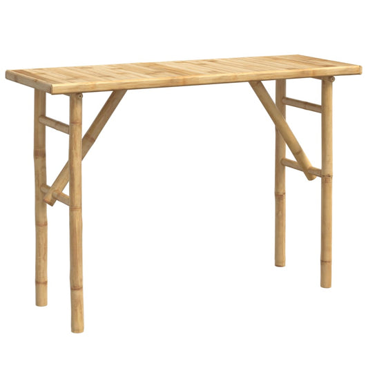 Avlastningsbord Konsollbord Trä 115x39x75 cm bambu