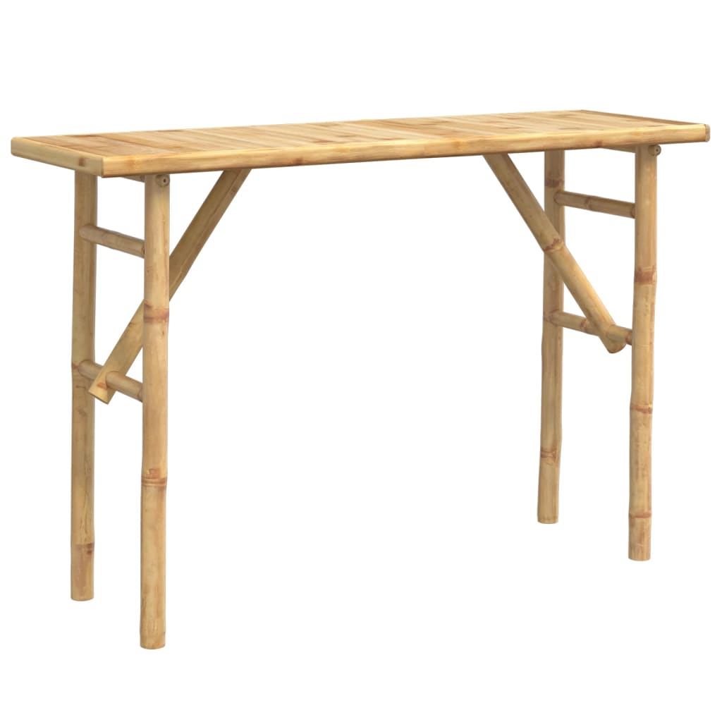 Avlastningsbord Konsollbord Trä 115x39x75 cm bambu