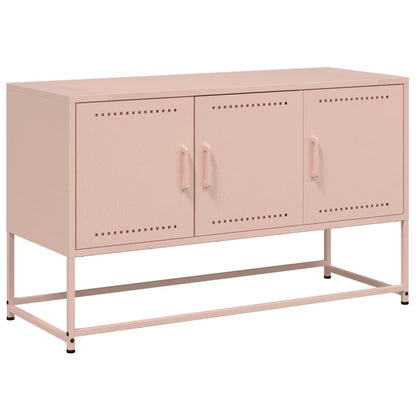 TV-Möbel DIV. TV-Skåp rosa 100,5x39x60,5 cm stål
