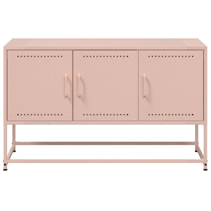 TV-Möbel DIV. TV-Skåp rosa 100,5x39x60,5 cm stål