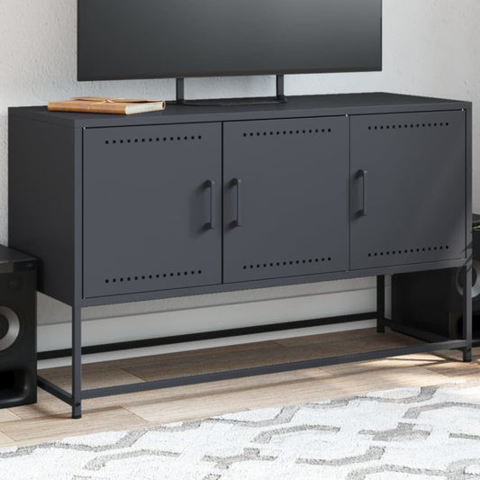 TV-Möbel DIV. TV-Skåp antracit 100,5x39x60,5 cm stål