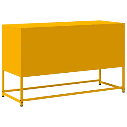 TV-Möbel DIV. TV-skåp senapsgul 100,5x39x60,5 cm stål
