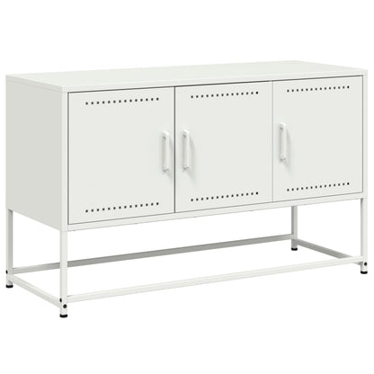 TV-Möbel DIV. Vit TV-skåp 100,5x39x60,5 cm stål
